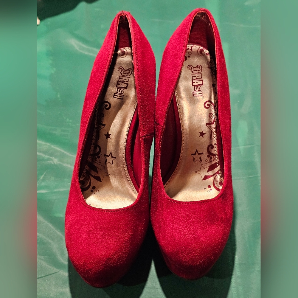 Brash Bold Crimson Heels